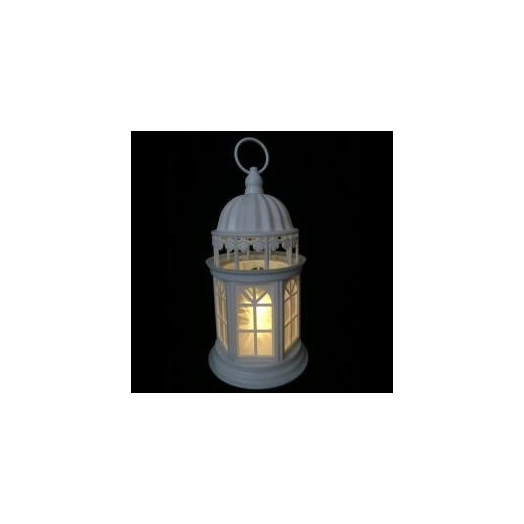 Светильник светодиодный "Фонарь" LN2-LD10-WW-ВО 26х13см 10 LED декоративный; бел. SHLights 4690601047366