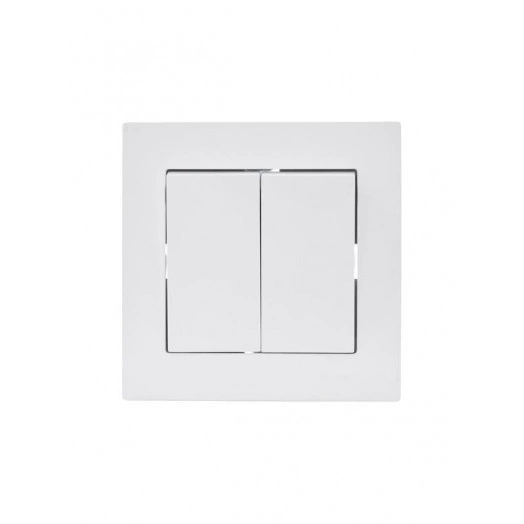 Механизм выключателя 2-кл. СП VESNA бел. LEZARD 742-0288-101