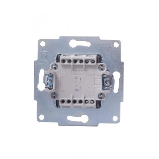 Механизм выключателя 1-кл. СП VESNA бел. LEZARD 742-0288-100