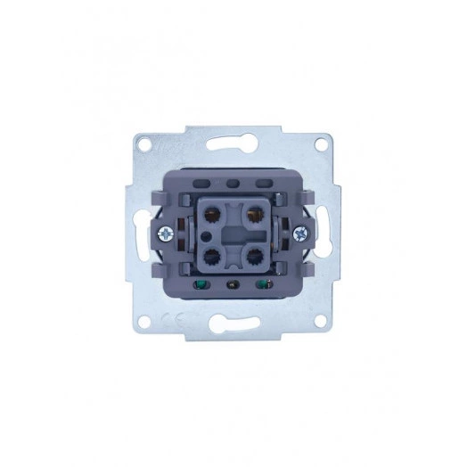 Механизм выключателя 2-кл. с индик. СП VESNA кремов. LEZARD 742-0388-112