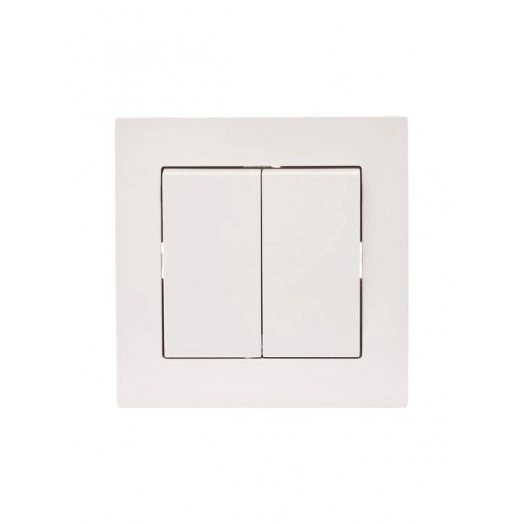 Механизм выключателя 2-кл. СП VESNA кремов. LEZARD 742-0388-101