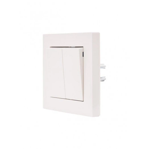 Механизм выключателя 2-кл. СП VESNA кремов. LEZARD 742-0388-101