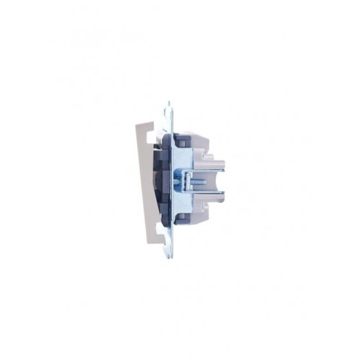 Механизм выключателя проходн. 1-кл.СП VESNA кремов. LEZARD 742-0388-105