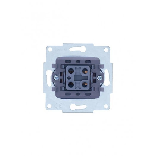 Механизм выключателя проходн. 1-кл.СП VESNA кремов. LEZARD 742-0388-105