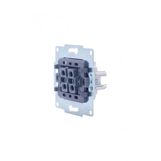 Механизм выключателя проходн. 2-кл.СП VESNA проходной двойной кремов. LEZARD 742-0388-106