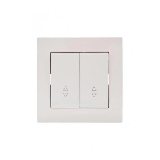 Механизм выключателя проходн. 2-кл.СП VESNA проходной двойной кремов. LEZARD 742-0388-106