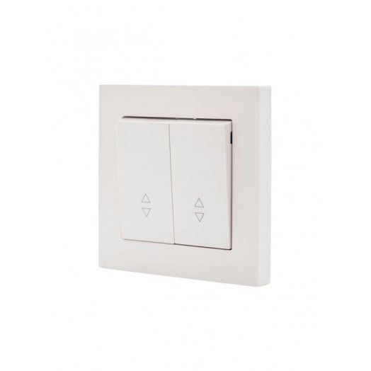 Механизм выключателя проходн. 2-кл.СП VESNA проходной двойной кремов. LEZARD 742-0388-106