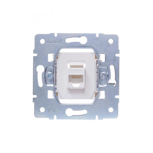 Розетка компьютерная 1-м СП Vesna механизм крем. LEZARD 742-0388-139