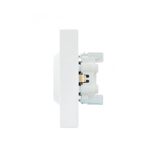 Розетка 2-м СП VESNA с заземл. ПБТ бел. LEZARD 742-0200-127B