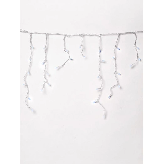 Гирлянда "Бахрома" OIC080B-C-E-31V 80 син. светодиодов 2х0.48м 20 нитей 16/48/40/24см с контроллером соединяемая до 10шт. уличная SHLights 4690601049797