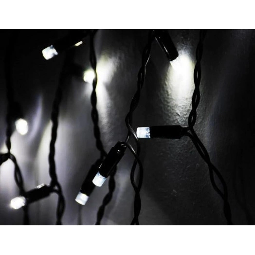 Гирлянда "Бахрома" RB-OIC100LSE-WW-T-I4 100 тепл. бел. светодиодов 2х0.5м 20 нитей 24/56/32/48см соединяемая до 10шт. уличная SHLights RB-OIC100LSE-WW