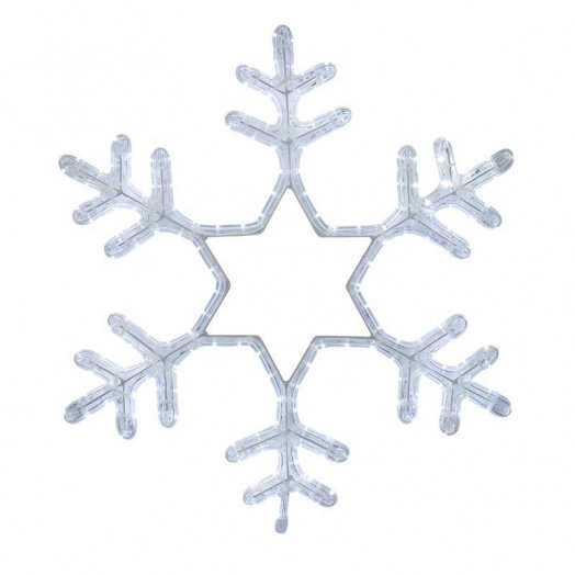 Фигура из дюралайта "Снежинка" 55смх55см 28Вт 220В IP44 бел. NEON-NIGHT 501-334
