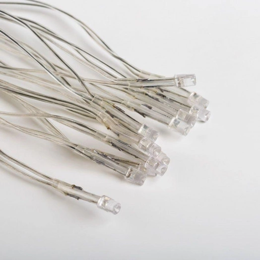 Гирлянда светодиодная "Сеть" 1.5х1.5м 150LED мультиколор 12Вт 220В IP20 с контроллером 8 режимов провод прозр. ПВХ Neon-Night 215-129