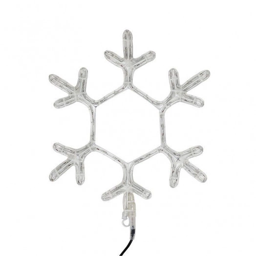 Фигура из дюралайта "Снежинка" 45смх38см 10Вт 220В IP44 бел. NEON-NIGHT 501-212