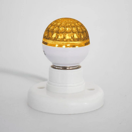 Лампа светодиодная 1Вт шар d50 9LED желт. E27 Neon-Night 405-211