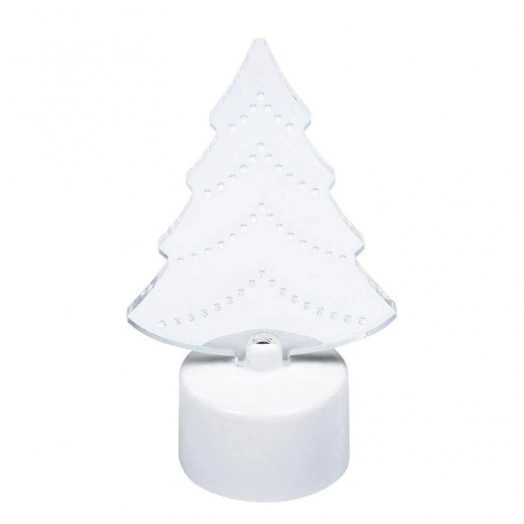 Фигура светодиодная "Елочка 2D" 10см 1LED RGB 1.5Вт 4.5В IP20 на подставке элементы питания 3хAG13(LR44) (в компл.) Neon-Night 501-045