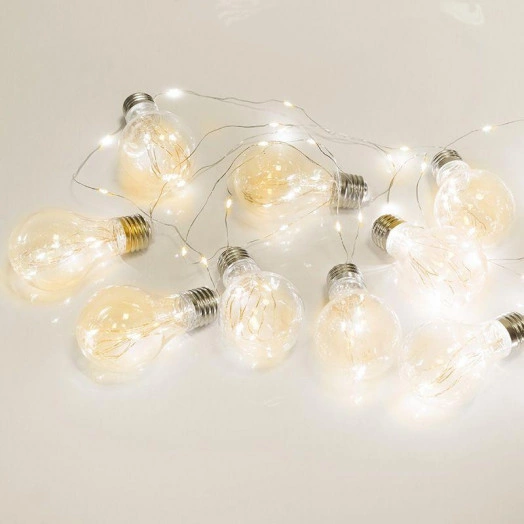 Гирлянда светодиодная "Ретро-лампы" 3м 100LED тепл. бел. 1.5Вт IP20 Neon-Night 303-076