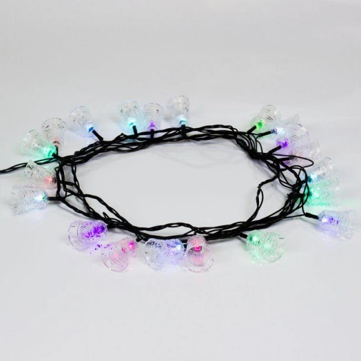 Гирлянда светодиодная "Колокольчики" 2.8м 20LED мультиколор RGB 2Вт IP20 с контроллером Neon-Night 303-062