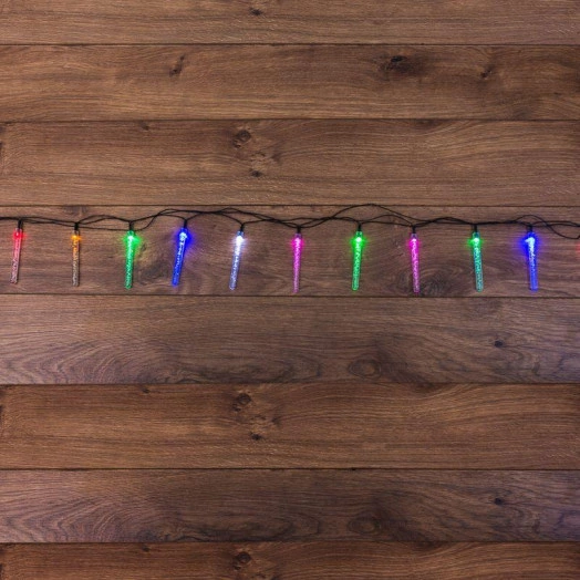 Гирлянда светодиодная "Палочки с пузырьками" 2м 20 палочек 20LED мультиколор RGB 1.5Вт IP20 Neon-Night 303-037