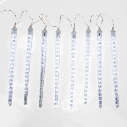 Гирлянда светодиодная "Сосульки" 3.5м 8 сосулек х50см 300LED 7Вт IP20 Neon-Night 256-415