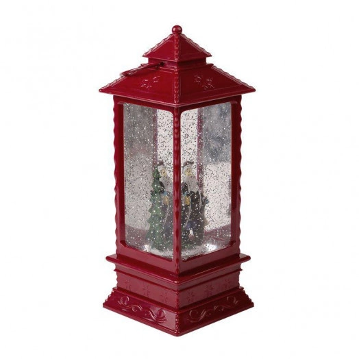 Фонарь декоративный "Дед Мороз" 1LED тепл. бел. 1.5Вт IP20 эффект снегопада с подсветкой Neon-Night 501-062