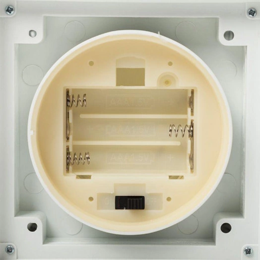 Фонарь декоративный со свечкой бел. корпус 10.5х10.5х24см тепл. бел. Neon-Night 513-042