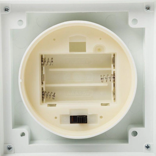 Фонарь декоративный со свечкой бел. корпус 10.5х10.5х24см тепл. бел. Neon-Night 513-052