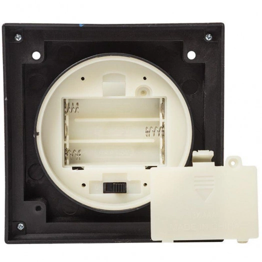 Фонарь декоративный со свечкой черн. корпус 10.5х10.5х24см тепл. бел. Neon-Night 513-051