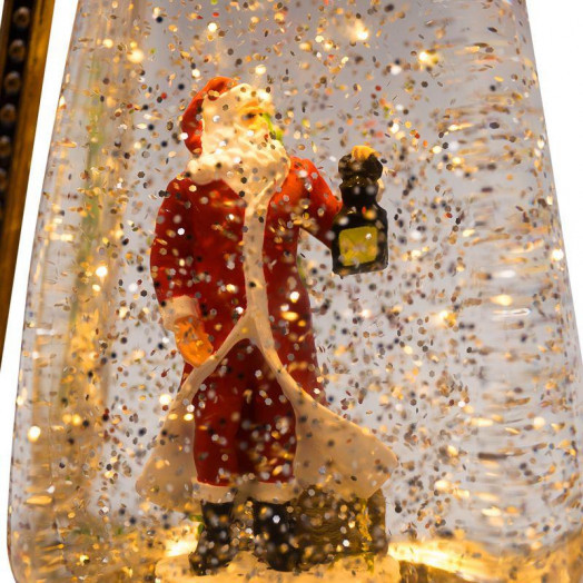Фонарь декоративный "Санта Клаус" 1LED тепл. бел. 1.5Вт IP20 эффект снегопада с подсветкой Neon-Night 501-066