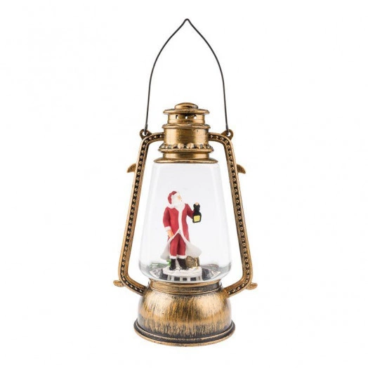 Фонарь декоративный "Санта Клаус" 1LED тепл. бел. 1.5Вт IP20 эффект снегопада с подсветкой Neon-Night 501-066