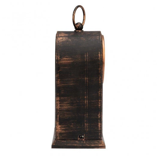 Камин светодиодный "Старинные часы" 14.7х11.7х25см эффект живого огня USB бронз. элементы питания 2хC (не в компл.) Neon-Night 511-021