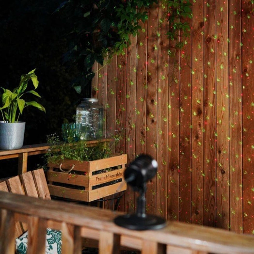 Проектор лазерный 1LED 12Вт 230В IP44 различные режимы проекции с пультом ДУ с трансф. 12В Neon-Night 601-261