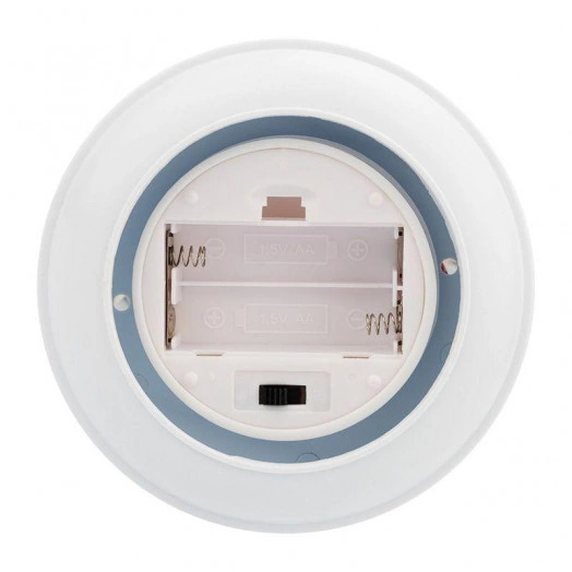 Фонарь декоративный 12х12х20.6см тепл. бел. с эффектом пламени свечи корпус бел. Neon-Night 513-067