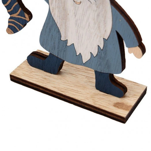 Фигура деревянная "Гномик-звездочет" 15х4х17см Neon-Night 504-009