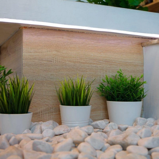 Шнур светодиодный гибкий неон LED SMD 8х16мм 120LED/м двустор. бел. 5м Neon-Night 131-005