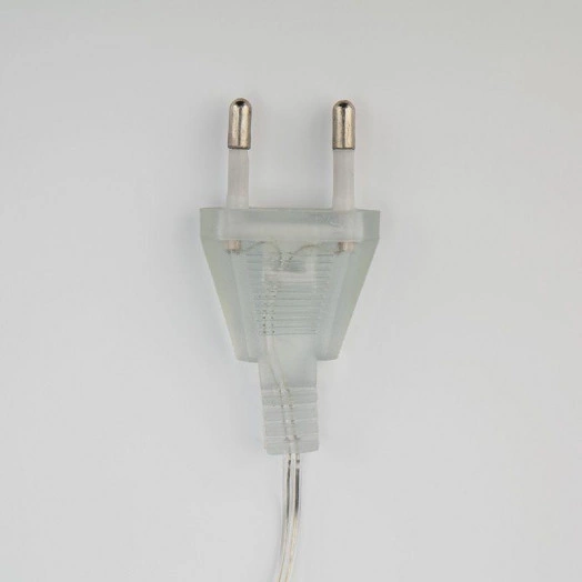 Гирлянда светодиодная "Айсикл" (бахрома) "Сосульки" 1.5х0.25м 10LED тепл. бел. 0.51Вт IP20 провод прозр. Neon-Night 303-067