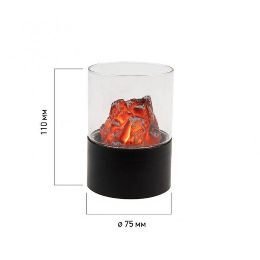 Светильник декоративный "Лава" d7.5х11см элементы питания 3хAA (не в компл.) Neon-Night 511-035