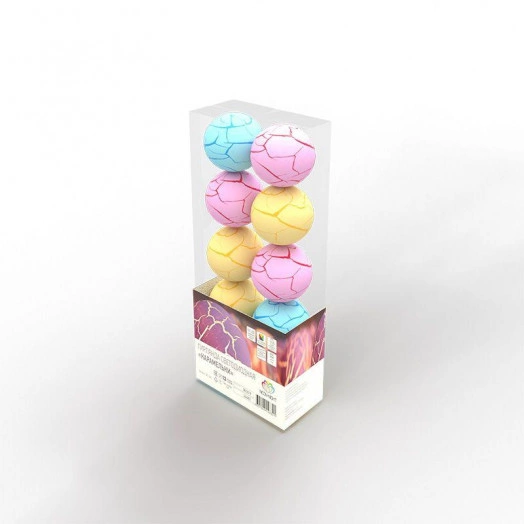 Гирлянда светодиодная "Карамельки" 1.5м 10LED тепл. бел. 0.1Вт IP20 провод прозр. ПВХ элементы питания 2хAA (не в компл.) Neon-Night 303-082