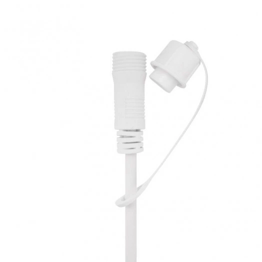 Гирлянда "Белт Лайт" 10м шаг 50см 20 патронов 25Вт IP65 провод бел. каучук Neon-Night 331-332