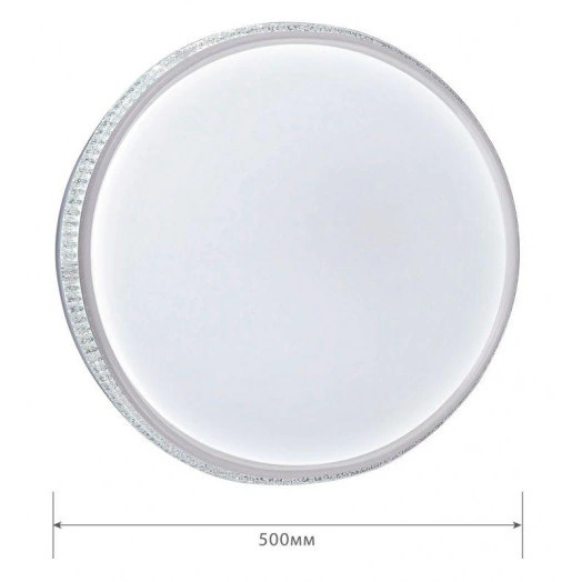 Светильник светодиодный LBS-7730 80Вт 3000-6000К RGB 7800лм настенно-потолочный управляем. пульт бел.Camelion 14524