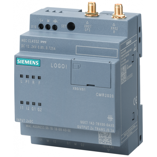 Модуль коммутационный CMR2020 LOGO! 0BA8 TO GSM/GPRS NET 1 RJ45 для Ethernet Siemens 6GK71427BX000AX0