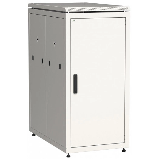 Шкаф сетевой 19дюйм LINEA N 24U 600х1000 мм металлическая передняя дверь серый