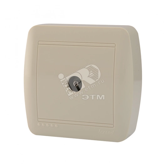 Демет Розетка ТВ оконечная крем