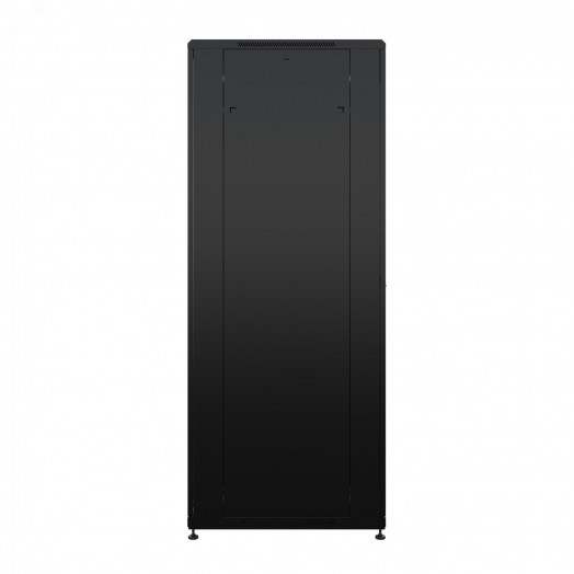 Шкаф напольный универсальный серверный NTSS R 18U 600х800мм, 4 профиля 19, двери стекло и сплошная металл, боковые стенки съемные, регулируемые опоры, разобранный, черный RAL 9005
