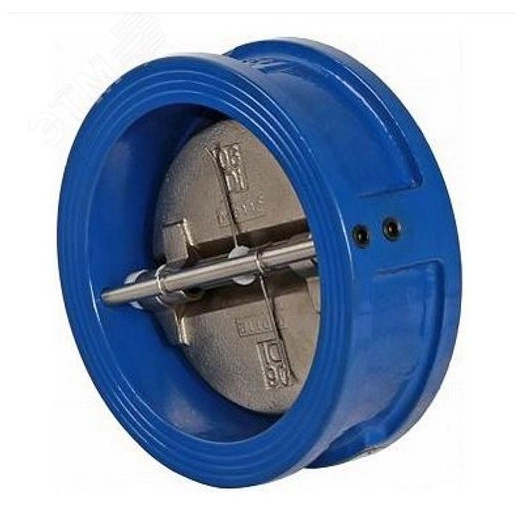 Затвор обратный   ЗОД PN16 DN50, м/ф, двустворч. чуг GGG40 c EPDM покр, нерж