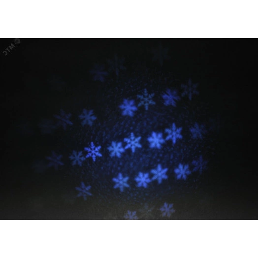 ENIOP-04 ЭРА Проектор LED Снежинки мультирежим холодный свет 220V, IP44 (8/280)