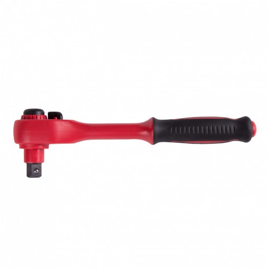 Трещотка диэлектрическая 1/4'' 150 мм 24 зубца флажковая с кнопкой фиксатор