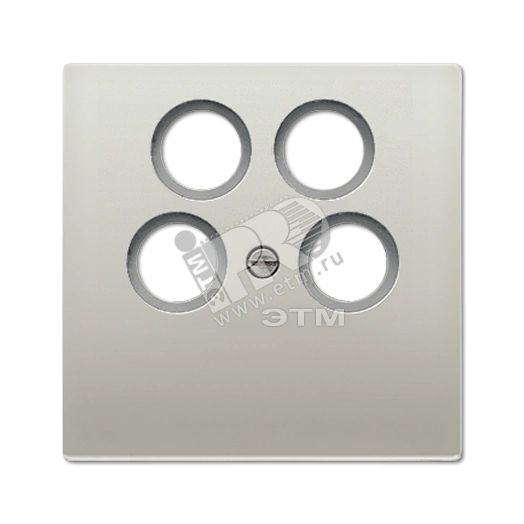 Крышка для SAT-TV-розетки  благородная сталь