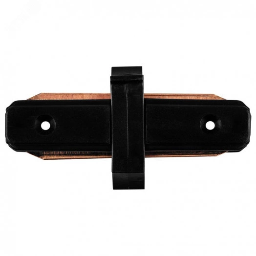 Коннектор прямой черный для шинопровода