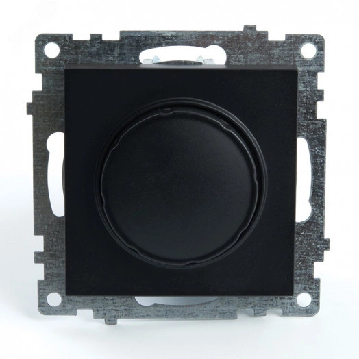 Выключатель диммирующий, серия Катрин, черный, Stekker